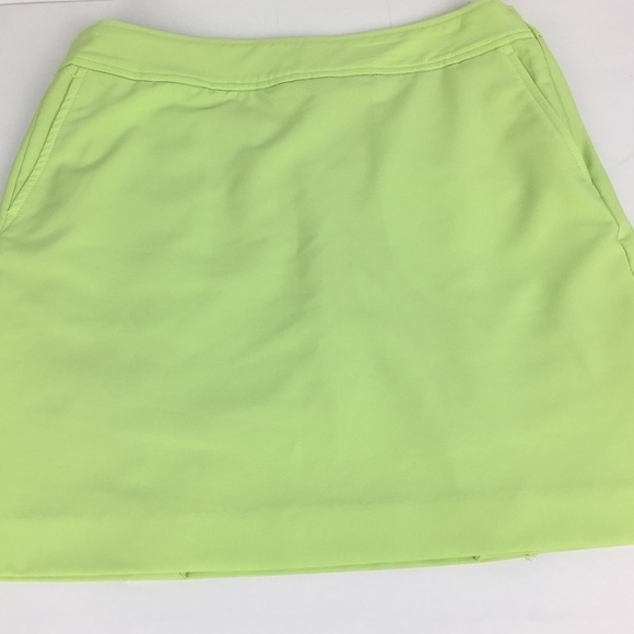 FAIRWAY & GREENE Golf/Tennis Skort/Skirt in Lime Green - Picture 2 of 15